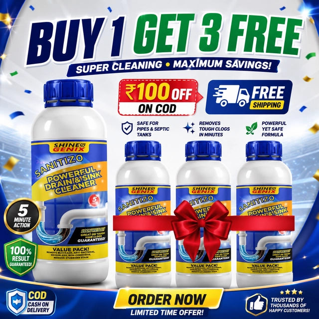 Powerful Sink & Drain Cleaner - Buy 1 Get 3 Free.